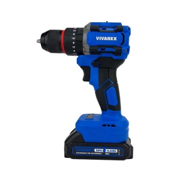 تصویر  دریل شارژی 20 ولت براشلس ویوارکس مدل VIVAREX VR2010V-IBL